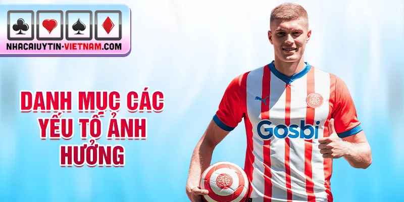 Danh mục các yếu tố ảnh hưởng Danh mục các yếu tố ảnh hưởng